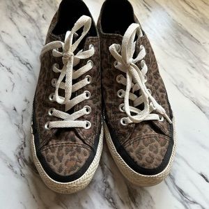 Cheetah Print Converse